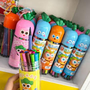 Alcohol Markers Set 12 Pcs Colorful Kids Art Supplies