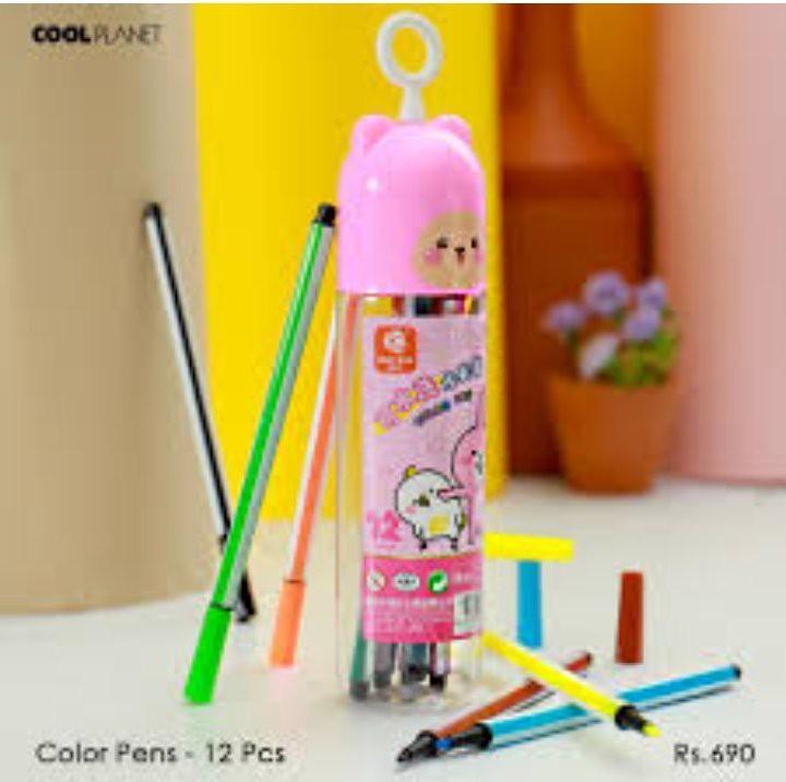 Alcohol Markers Set 12 Pcs Colorful Kids Art Supplies